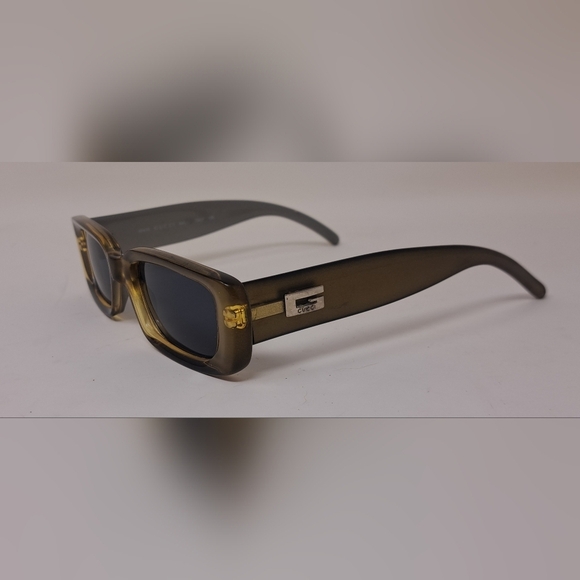 Gucci Womens Sunglasses Tom Ford Y2K Green Black Rectangle GG 2409/N/S 49-19-135 - Picture 10 of 16